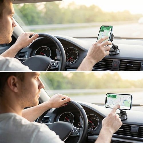 360° Nano Gel Vacuum Magnetic Phone Holder