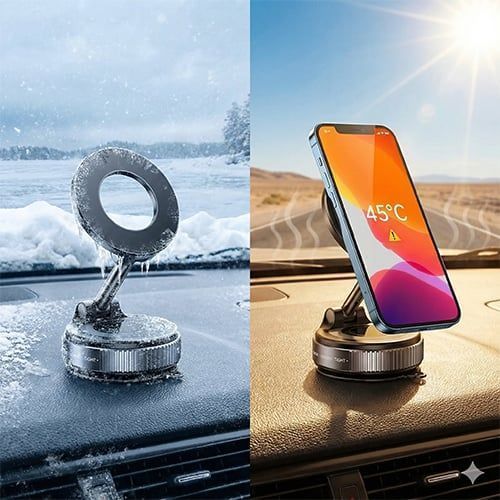 360° Nano Gel Vacuum Magnetic Phone Holder